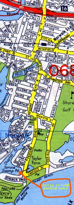 Map of Norwalk - Cove Marina